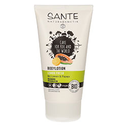 SANTE Organic Lemon Fresh Body Lotion  Lemon & Papaya  150ml