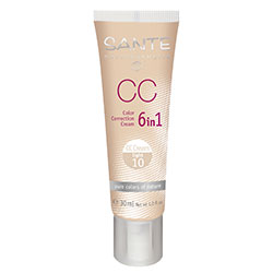 SANTE Organic CC Cream  10 Light   6in1  30ml