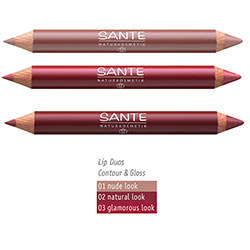 SANTE Organic Lip Duo Contour & Gloss