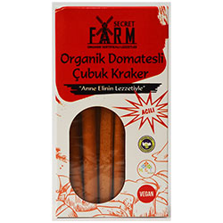 Secret Farm Organik Domatesli Çubuk Kraker  Acılı  100g