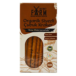 Secret Farm Organik Siyezli Çubuk Kraker 100g