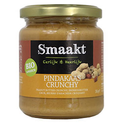 Smaakt Organic Peanut Butter Crunchy 250g