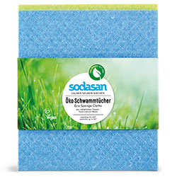 SODASAN Organic Eco Sponge Cloths 2'li