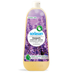 SODASAN Organik Sıvı Sabun  Lavanta-Zeytin Özlü  1L