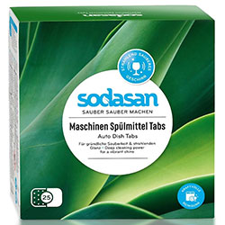 SODASAN Organic Dishwasher Tabs 25 Pcs