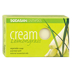 SODASAN Organic Soap Bar  Lemongrass  100g