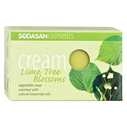 SODASAN Organic Soap Bar  Lime  100g