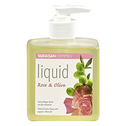 SODASAN Organic Liquid Soap (Rose & Olive) 300ml