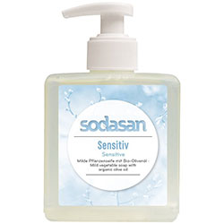 SODASAN Organic Liquid Soap  Olive - Sensitive  300ml