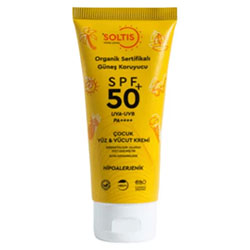 Soltis Organik Çocuk Güneş Koruyucu  SPF 50  100ml