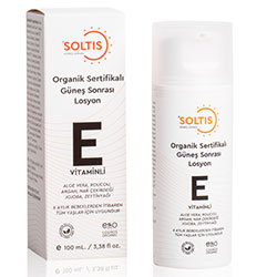 Soltis Organic After Sun Lotion  Vitamin E  100ml