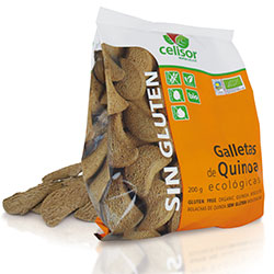 Soria Natural Celisor Organic Quinoa Cookies  Gluten-Free  200g