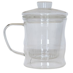 Taşev Glass Cup (Fellobe) (With Strainer) 500ml