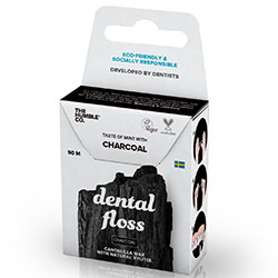The Humble Dental Floss  Charcoal  50m