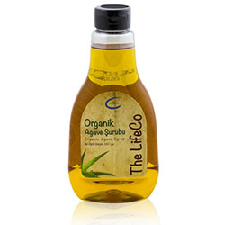 The LifeCo Organik Agave Şurubu  Doğal Tatlandırıcı  330gr