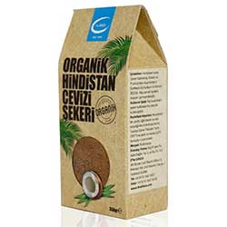 The LifeCo Organik Hindistan Cevizi Şekeri 350gr