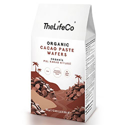 TheLifeCo Organic Cacao Paste Wafers 80g