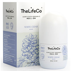 TheLifeCo Organik Roll-on Deodorant White Cedar 60ml