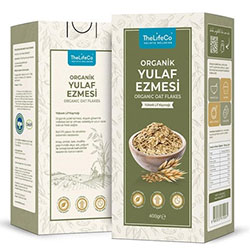 TheLifeCo Organic Oat Flakes 400g