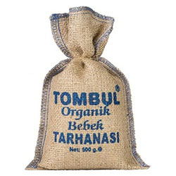 Tombul Organik Tarhana  7 Ay+ Bebek ve Çocuklar için  500g  Bez Kese 