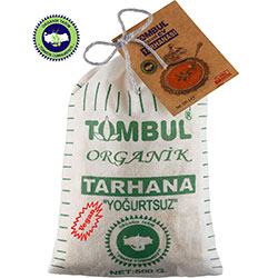 Tombul Organik Yoğurtsuz Tarhana 500g  Bez Kese 