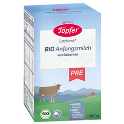 Töpfer Organic Infant Milk PRE 600g