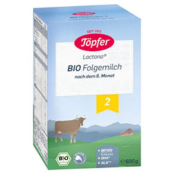 Töpfer Organic Follow-on Milk 2 600g