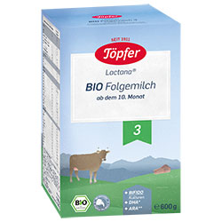 Töpfer Organic Follow-on Milk 3 600g