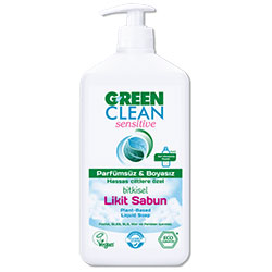 U Green Clean Organik Sensitive Sıvı Sabun  Parfümsüz  500ml
