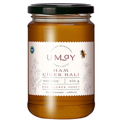Umay Organic Polyfloral Raw Honey  Unfiltered  850g