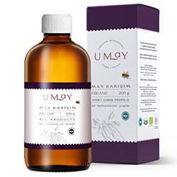 Umay Herbal Organic Max Honey & Carob & Propolis 200g