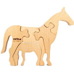 Unique Wooden Toy  Son of the Wind Horse  5 Pcs