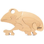 Unique Wooden Toy  Jump Bounce Frog  5 Pcs