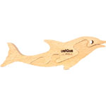 Unique Wooden Toy  Water Acrobat Little Dolphin  2 Pcs