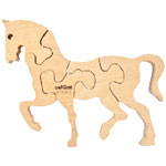 Unique Wooden Toy (Strong Leg Race Horse) 5 Pcs