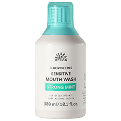 Urtekram Organic Bio9 Sensitive Mouthwash  Strong Mint  300ml