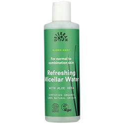 Urtekram Organic Refreshing Micellar Water  Normal & Combination Skin  Aloe Vera  250ml