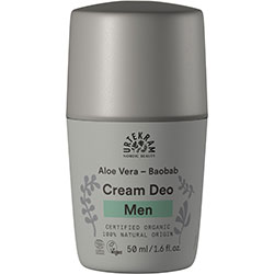 Urtekram Organic Cream Deo (Men, Baobab & Aloe Vera) 50ml