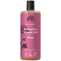 Urtekram Organic Shower Gel  Refreshing  Rose  500ml