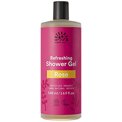 Urtekram Organic Shower Gel  Refreshing  Rose  500ml