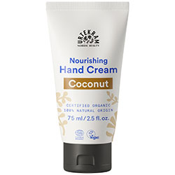 Urtekram Organic Hand Cream  Nourishing   Coconut  75ml