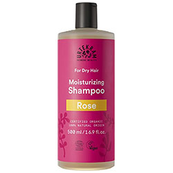 Urtekram Organic Shampoo  Moisturizing  Dry Hair  Rose  500ml