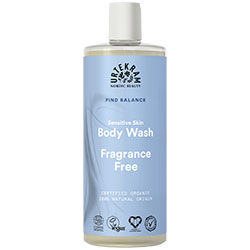 Urtekram Organic Shower Gel  Sensitive Skin  Fragrance Free  500ml