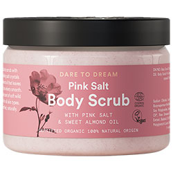 Urtekram Organik Pembe Tuzlu Body Scrub  Yabani Gül  150ml