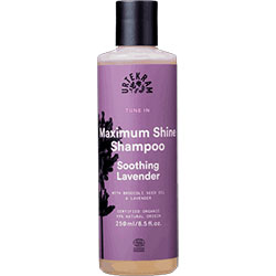 Urtekram Organic Shampoo  Maximum Shine  Soothing Lavender  250ml