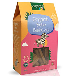 Wefood Kids Organik Bebe Bisküvisi 100g