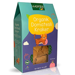 Wefood Kids Organik Domatesli Kraker 60g