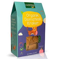 Wefood Kids  Organic Leaf Rusk (Tomato) 60g