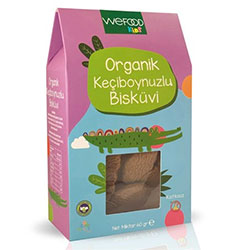 Wefood Kids Organic Biscuit (With Carob) 60g