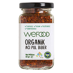 Wefood Organic Red Hot Pepper 65g